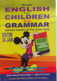 ENGLISH FOR CHILDREN AND GRAMMAR